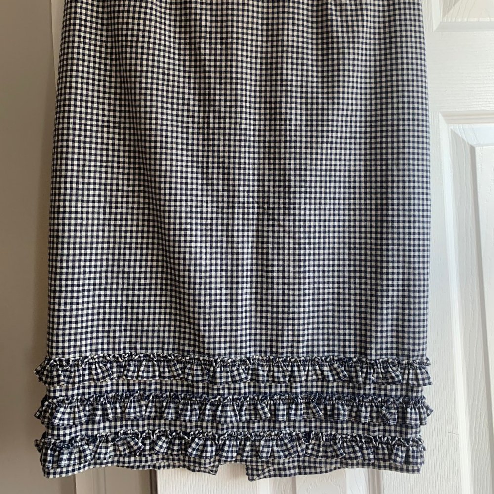 Boden gingham pencil skirt